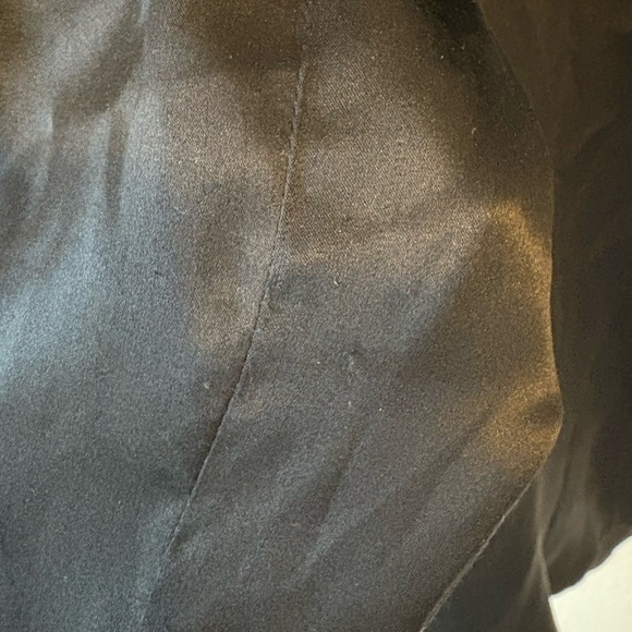 L'AGENCE Dani Black 100% Silk Shirt elegant career office luxury - Picture 3 of 6